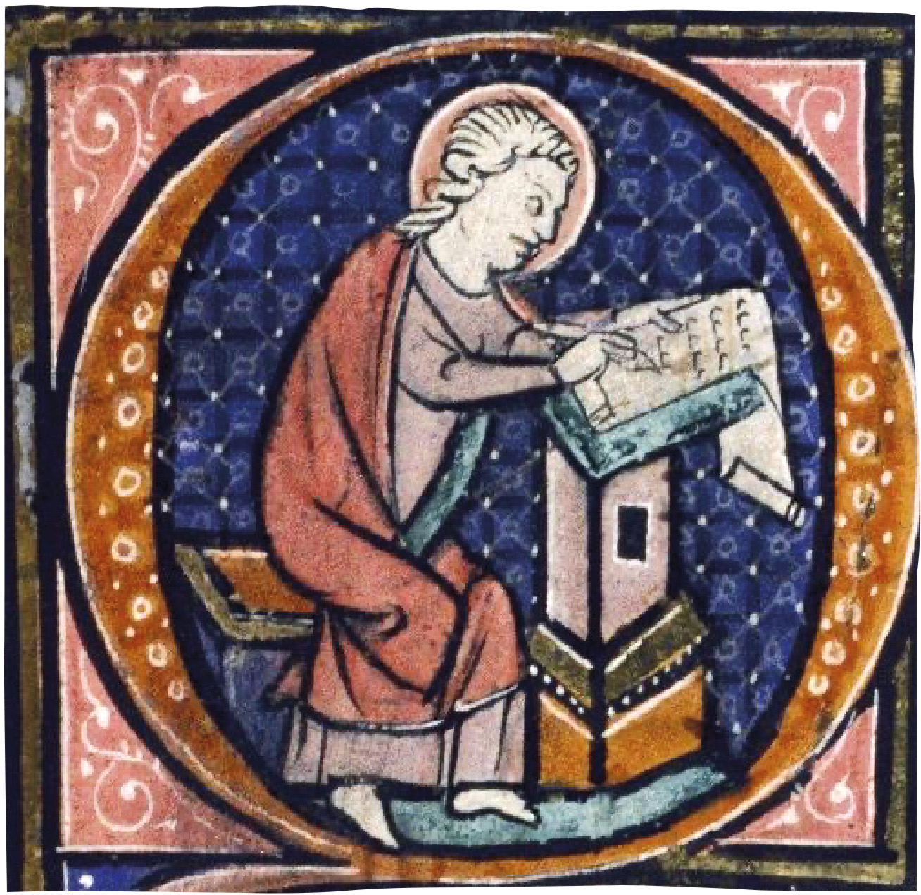 Medieval scribe